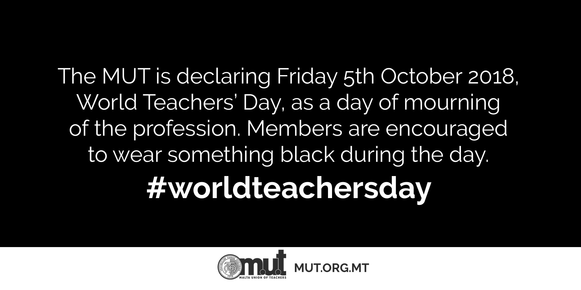 Mut Profile Wtd 4 10 18 Malta Union Of Teachers