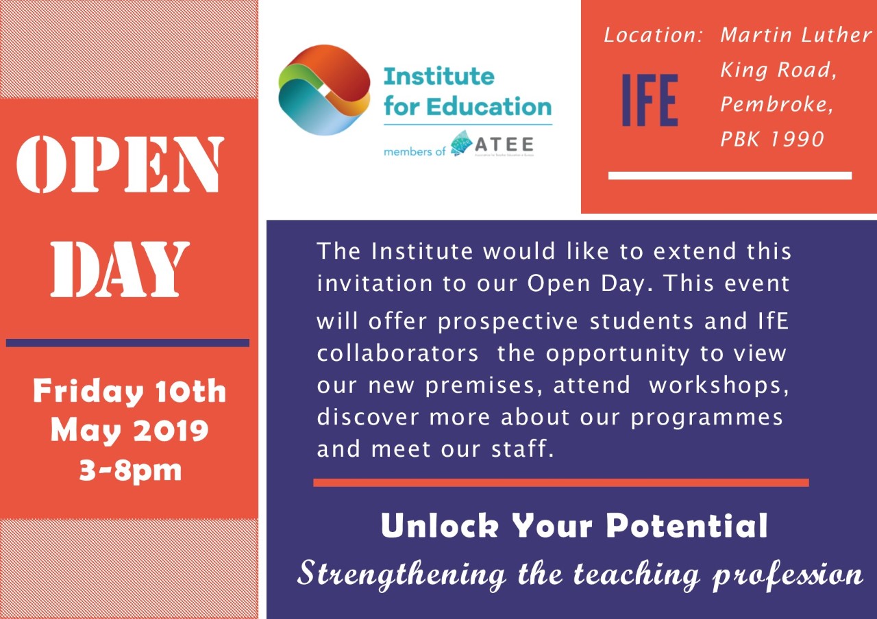Institute for Education to hold Open Day