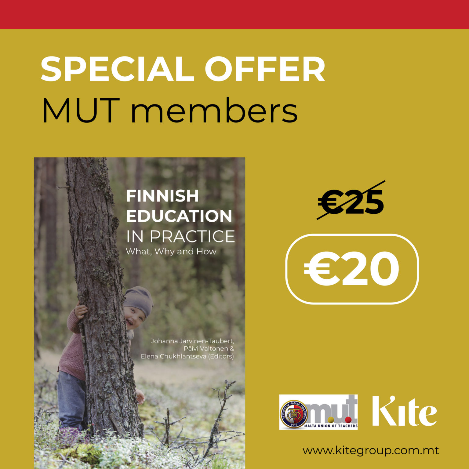 Special offer for MUT members by Kite Group Malta Union of Teachers