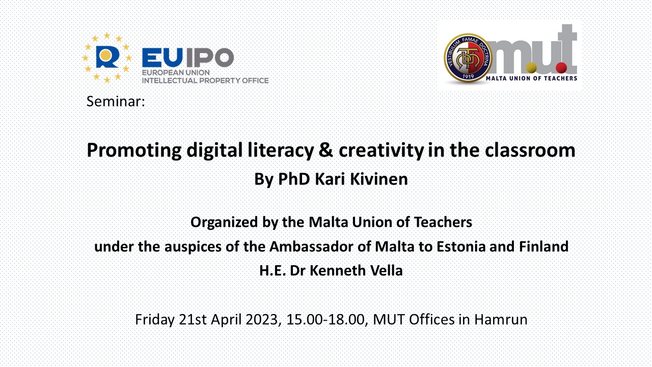 Seminar: Promoting digital literacy  & creativity in the classroom