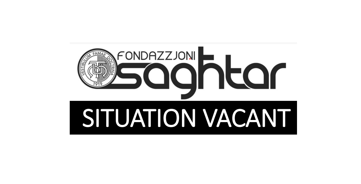 Vacancy – Support Teacher with Fondazzjoni Saghtar