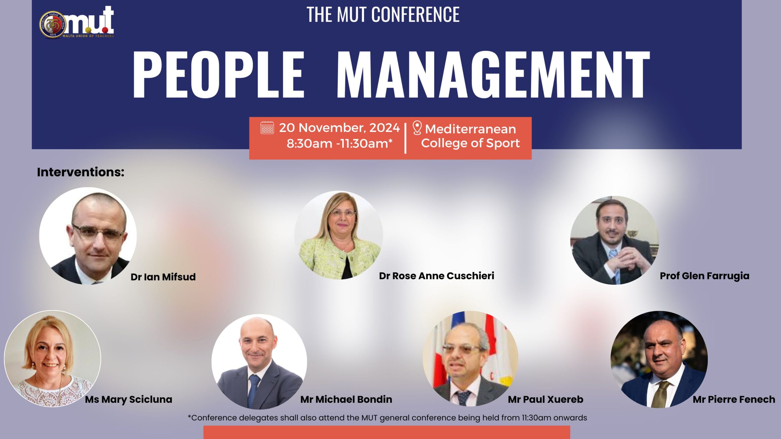 People Management Conference and General Conference- registrations close on Monday 18th November 2024