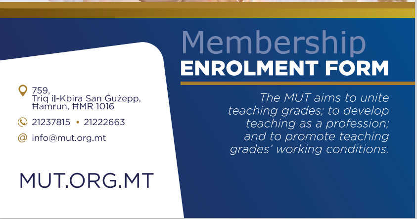 Become a member of the MUT